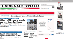 Desktop Screenshot of ilgiornaleditalia.org